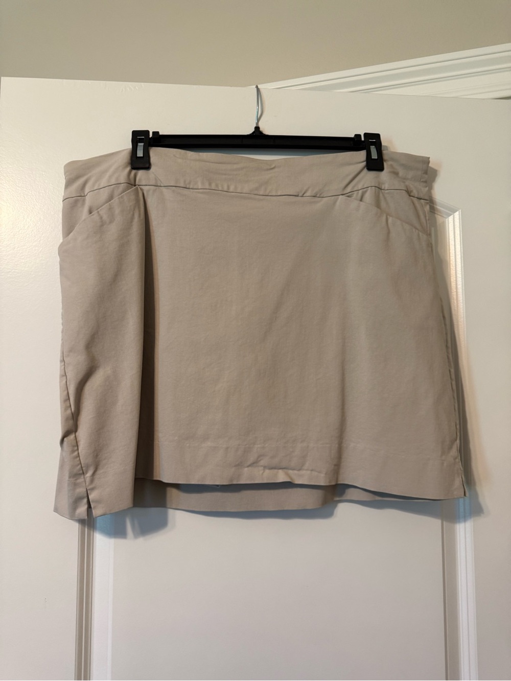 JM Collection Khaki Mini Skort